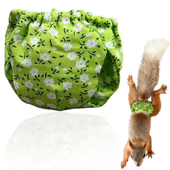 Reusable Adjustable Small Pet Diaper Pants, Hamster‑Style Diapers for Squirrel Sugar Gliders Ferret Bunny for Home Cage Travel & Outdoor Activities