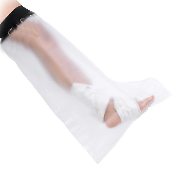 Reusable Adult Leg cast Protector for Shower, Shower Bandage and Cast Cover Full Leg Watertight Protection to Broken Leg, Knee, Foot, Ankle Wound, Burns