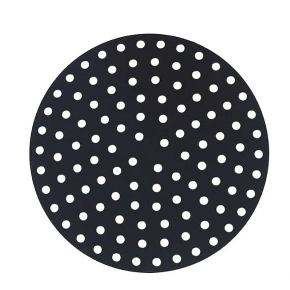 Reusable Air Fryer Silicone Liner,1 Pack 8 Inch Non-Stick Round Liner,BPA Free Air Fryer Accessories,Easy Clean Parchment Paper Replacement,Spacer Pad Fitting