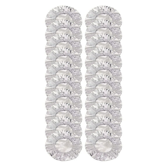 Reusable Aluminum Foil Food Covers, 2026 New Pop-Up Tin Foil Food Insulation Cover, Thickened Aluminum Foil Insulation Covers For Kitchen, 60 Pcs, 7.87 Inches