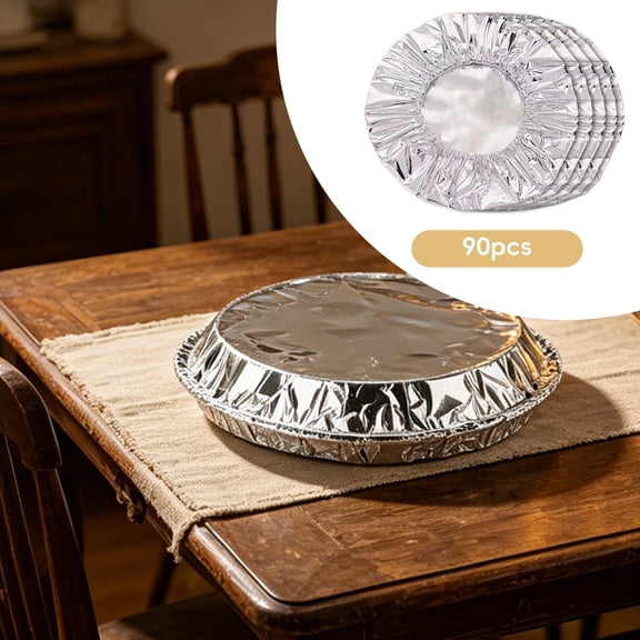 Reusable Aluminum Foil Food Covers, 2026 New Thickened Heat-Resistant Material with Continuous Warmth, Fresh Keeping Food Cover for Home Kitchen Meals Vegetables Fruits Leftovers