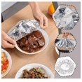 thumbnail image 1 of Reusable Aluminum Foil Food Covers – Home Heat-Resistant Kitchen Insulation Film for Fresh-Keeping | Multi-Size Covers for Bowls, Plates, Fruits & Leftovers - (10Pcs), 1 of 10