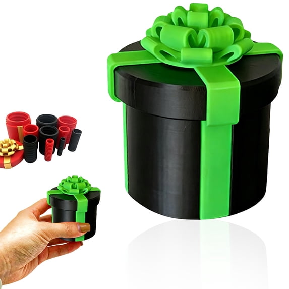 Reusable Annoying Nested Screw Gift Box 4 Layer Puzzle Container Pla Prank Gift Box for Gift Cards Cash Small Keepsakes Christmas Birthday Party