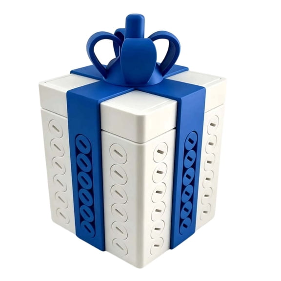 Reusable Annoying Puzzle Gift Box, Brain Teaser Trick Prank Box, Difficult Sequential Unlock Challenge Game, Funny Gag Gift for Birthday Party Holiday Surprise Storage for Small Presents