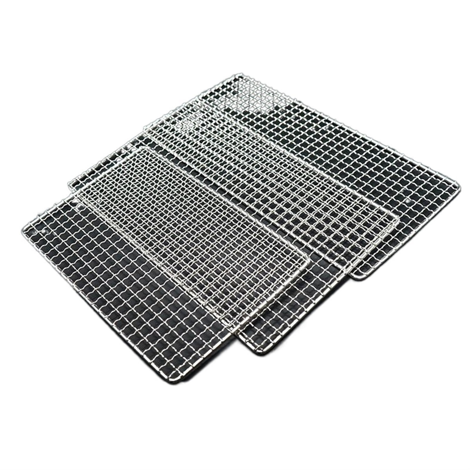 Reusable BBQ Grill 304 Stainless Steel Mesh Mats BBQ Grills Grate Grid