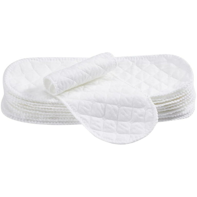 Reusable Baby Diapers,3 Layers Cotton Diaper,Solid Cloth Diaper