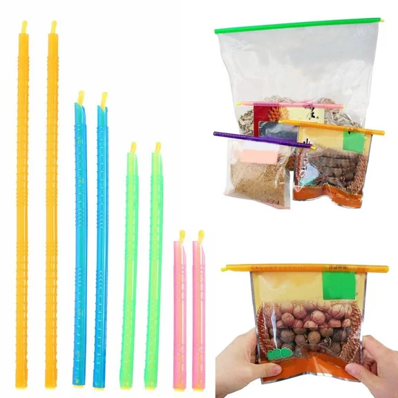 Reusable Bag Clips Kitchen Food Sealer Zip Storage Sealing Stick Clip Jq