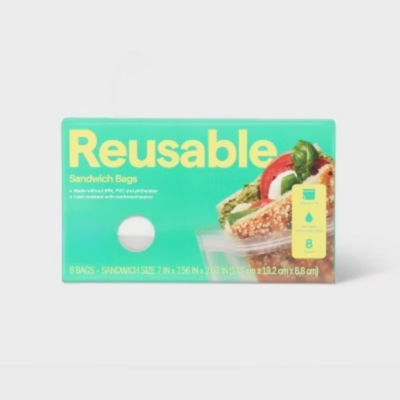 Reusable Bag - Sandwich - 8pk