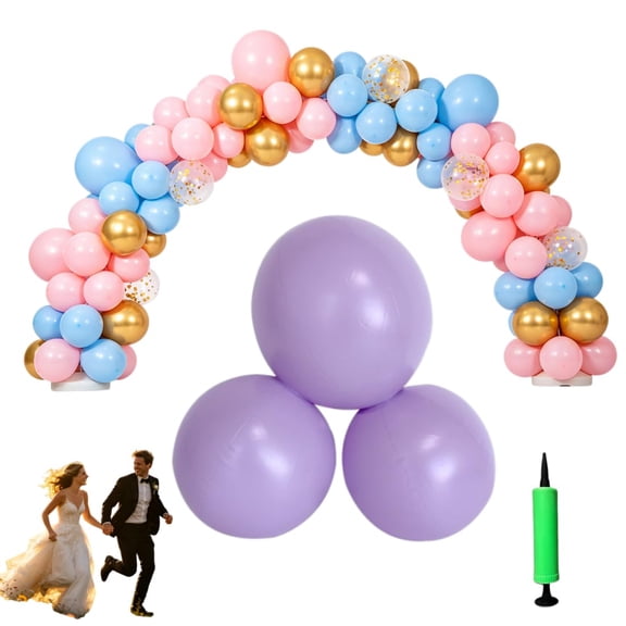 Reusable Balloon Garland, 3/7 Pcs PVC Balloon Cluster W/ Bands, 2026 Upgraded Arch Kit for Birthday Wedding Celebration