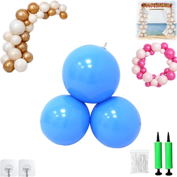 Reusable Balloon Garland Arch Kit, Inflatable Balloon Arch, Reusable Balloon Arch Inflatable, 3/7 PCS Linked PVC Balloon Garland, Easy Setup Party Decoration for Birthday Wedding