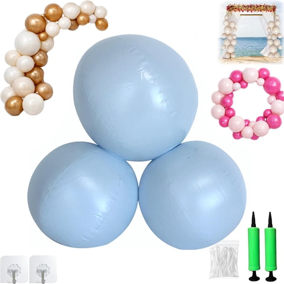 Reusable Balloon Garland Arch Kit, Inflatable Balloon Arch, Reusable Balloon Arch Inflatable, 3/7 PCS Linked PVC Balloon Garland, Easy Setup Party Decoration for Birthday Wedding