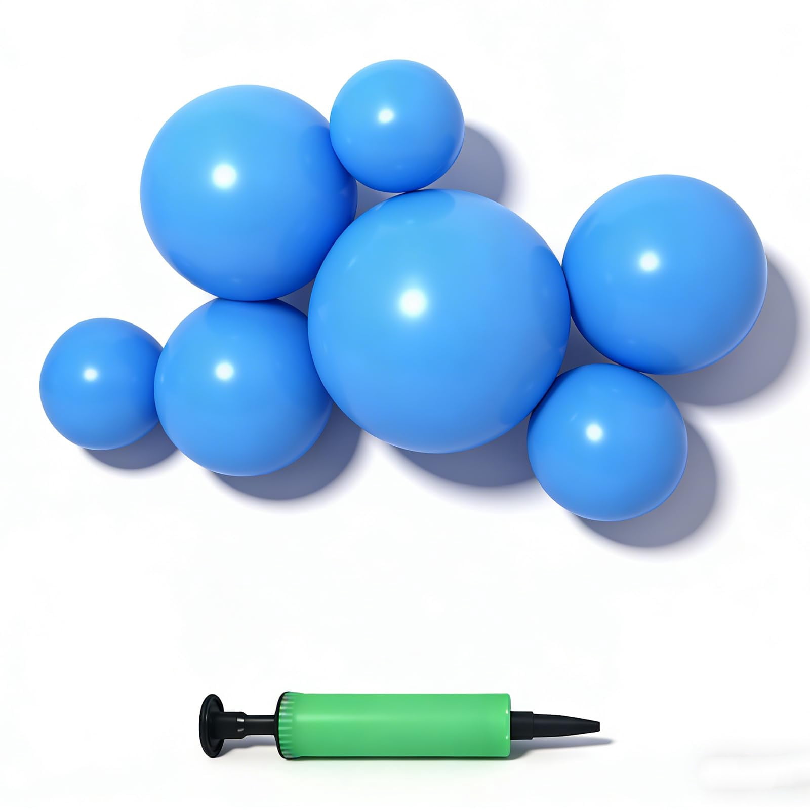 Reusable Balloon Garland Arch Kit,Quick & Easy to Inflate and Set up, Pvc Party Decoration With Elastic Band, with Hidden Valve, Complete Set with Pump, Line & Hooks