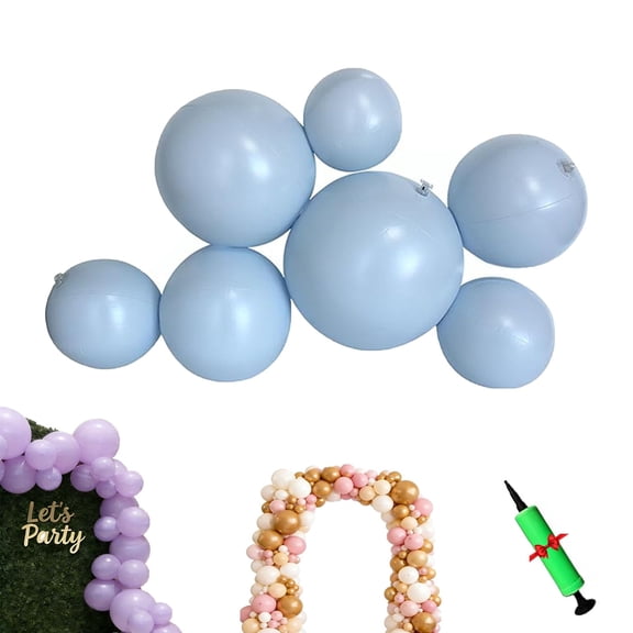 Reusable Balloon Garland Cluster, Inflatable Balloon Garland for Birthday Party, Long-Lasting Easy Setup Party Arch Backdrop, PVC Balloon Streamer for Indoor Outdoor Decoration