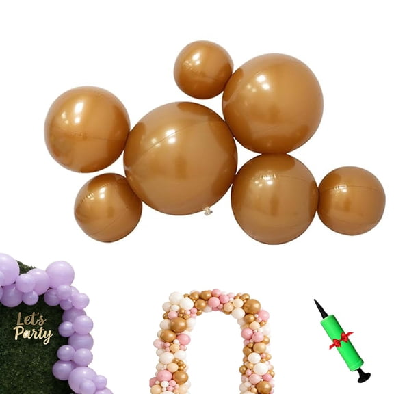 Reusable Balloon Garland Cluster, Inflatable Balloon Garland for Birthday Party, Long-Lasting Easy Setup Party Arch Backdrop, PVC Balloon Streamer for Indoor Outdoor Decoration