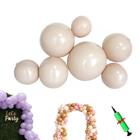 Reusable Balloon Garland Cluster, Inflatable Balloon Garland for Birthday Party, Long-Lasting Easy Setup Party Arch Backdrop, PVC Balloon Streamer for Indoor Outdoor Decoration