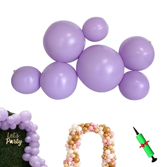 Reusable Balloon Garland Cluster, Inflatable Balloon Garland for Birthday Party, Long-Lasting Easy Setup Party Arch Backdrop, PVC Balloon Streamer for Indoor Outdoor Decoration