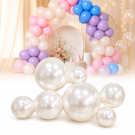 Reusable Balloon Garland Cluster Inflatable Latex Free PVC Clusters with Linked Balloons Blow Up Easy Link Balloons Decor for Birthday Wedding Celebration Party Backdrop