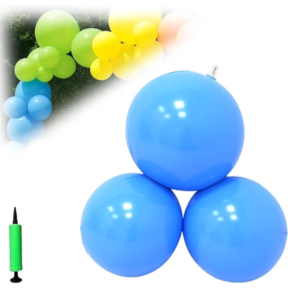 Reusable Balloon Garland Cluster, Inflatable Reusable Balloon Garland for Birthday Party, Long-Lasting Easy Setup Party Arch Backdrop, PVC Balloon Streamer for Indoor Outdoor Decoration