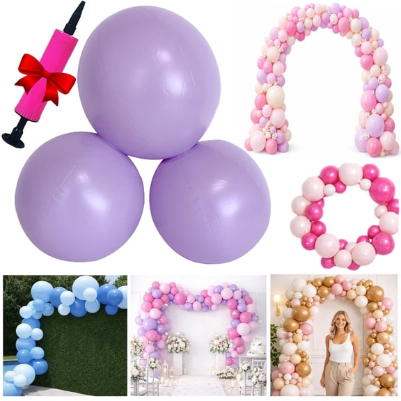 Reusable Balloon Garland Cluster, Reusable Inflatable Balloon Arch Garland, PVC Reusable Balloons for Birthdays, Weddings, Party Decoration.