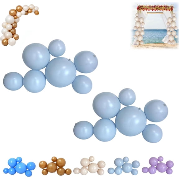 Reusable Balloon Garland Reusable Balloon Garland Arch Kit PVC Inflatable Balloons Arch Garlands Easy Setup Air-Filled Party Decoration Balloons for Birthdays Weddings