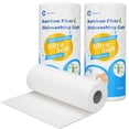 thumbnail image 1 of Reusable Bamboo Paper Towels, Kitchen Cleaning Cloth Rolls, Tear Away Wet/Dry Dish Use, Washable Cloth for Kitchen, Car, Bathroom, Soft & Thickened Wiping Rags, 11' x 11', 2 Rolls, 1 of 8