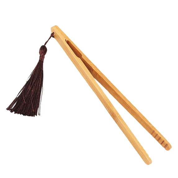 Reusable Bamboo Toast Tongs, Ngxiha Wooden Toaster Tongs for Toaster Small Cooking Tongs Heat Resistant Natural Kitchen Utensils for Cheese Toast Bacon Pickles Bagels Fruits Bread Serving