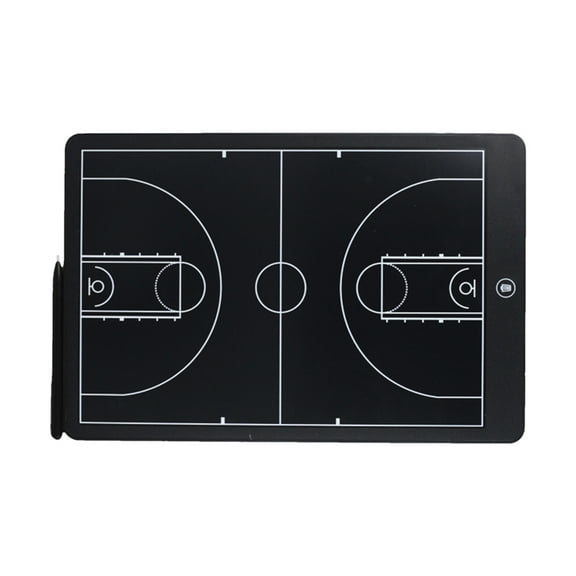 Reusable Basketball Coaching Board Tactically Drawing Screen With Styluses Pen for Training and Strategy Planning