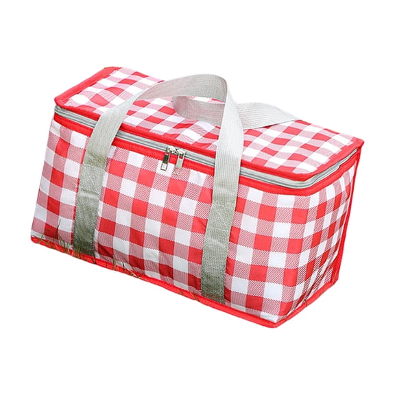 Reusable Beach Coolers Bag Insulated Picnics Basket Coolers Bag Drink Carriers Insulated Bags for Camping Meal Delivery
