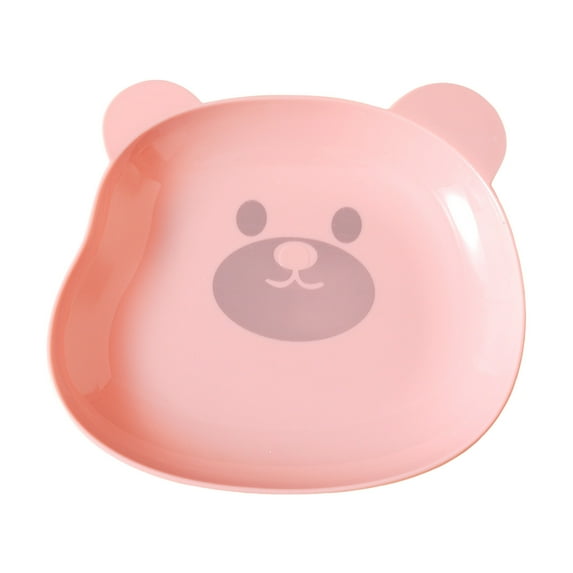 Reusable Bear Plate, Reusable Bones Spitting Plate for Picnic, Outdoor, Camping, Birthday Parties, Dishwasher Safe