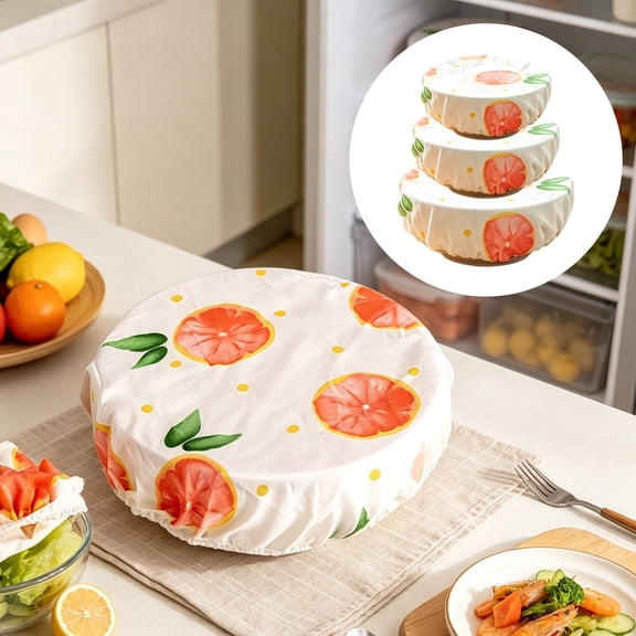 Reusable Beeswax Wrap -3Pcs/Set Eco-Friendly Beeswax Wraps For Food,Organic,Sustainable,Biodegradable,Zero Waste,Plastic-Free Food Storage,honey peach(7.87+9.05+10.23in)