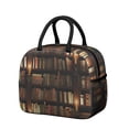 thumbnail image 1 of Reusable Book Lover Lnsulated Lunch Bag for Women & Men-Leakproof Water-Resistant Cooler Tote,Large Capacity(10.6x8.7x6.3in)for Work,Office,Travel,Picnic,Beach., 1 of 7