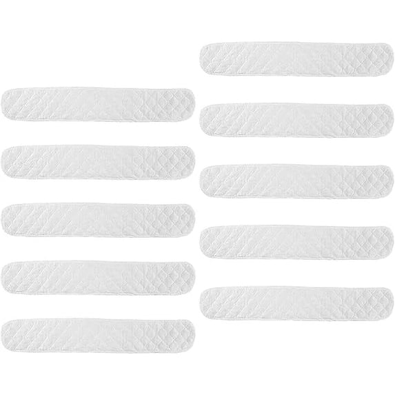 Reusable Bra Sweat Pads 10-Pack - Odor Control Underarm & Underboob Liners for Plus Size Women | Absorbent Sweat Guards for Workouts, Yoga & Hot Flashes | Washable & Eco-Friendly