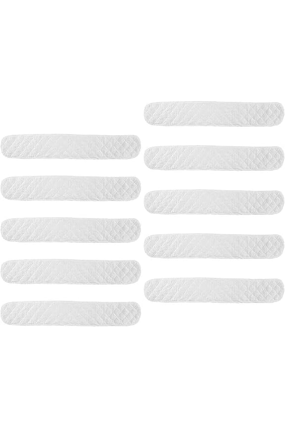 Reusable Bra Sweat Pads 10-Pack - Odor Control Underarm & Underboob Liners for Plus Size Women | Absorbent Sweat Guards for Workouts, Yoga & Hot Flashes | Washable & Eco-Friendly