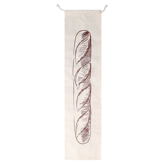 Reusable Bread Bag for French Bread Storage Drawstring Linen Bag for Buns and Loaves Freshness Protection for Bakers and Home Kitchens Topliu