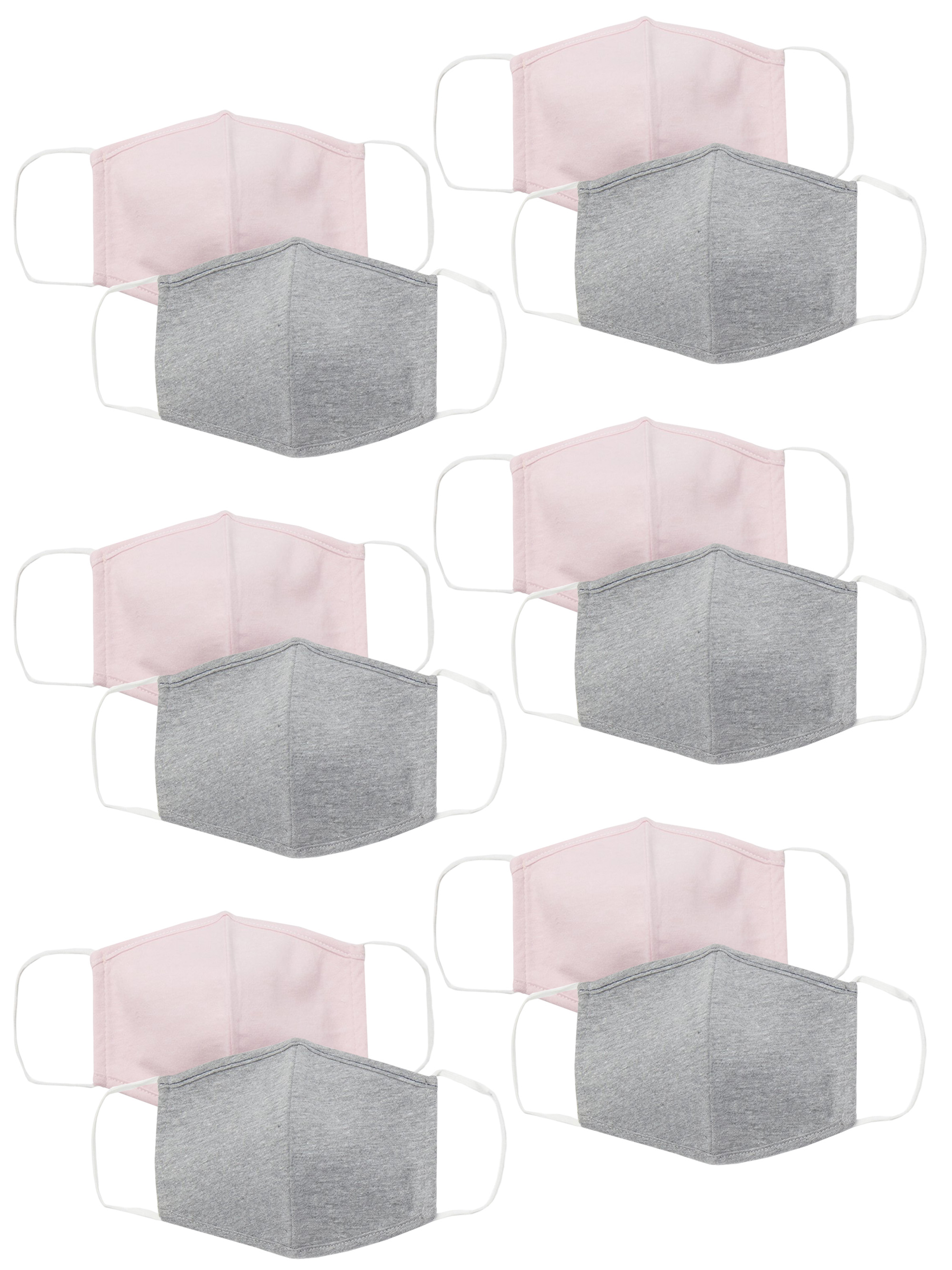 Reusable, Breathable Cloth Face Masks for Adults, 12-Pack