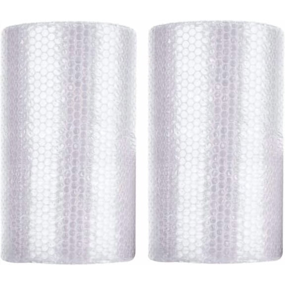 Reusable Bubble Wrap Roll 2 Pack, 30cm x 12m Perforated Air Cushioning Wrap, Shockproof Moisture Resistant Packing Foam Wrap for Moving Shipping Fragile Items Electronics