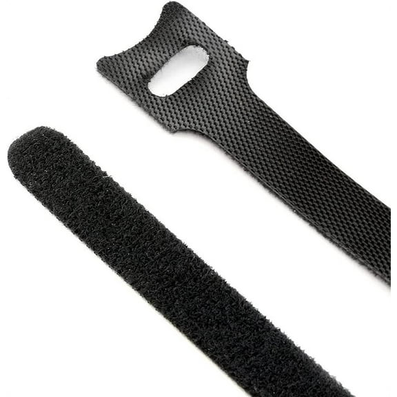 Reusable Cable Tie Wrap Cord Organization Straps/Wire Management for Home, Office, Data Centers and Off Road Radio Intercom Installation -12mm x 30mm - 20-Pack