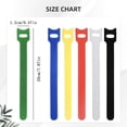 thumbnail image 1 of Reusable Cable Ties, Adjustable Wire Organizer Straps for Desk Electronics, 1 of 5