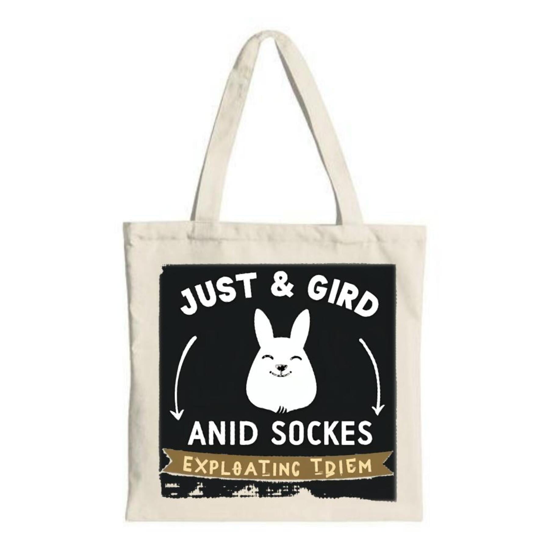 Whaline Halloween Canvas Tote Bag - Spooky Skeleton Hand & Spider Web Design, Reusable Shopping Bag