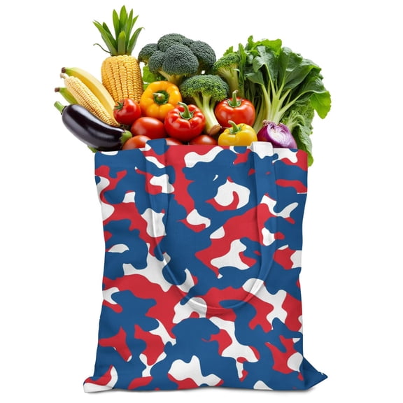 Reusable Canvas Tote Bag – Tactical Military Camouflage Print – Rugged Outdoor Camo Bag for Men & Women – Eco-Friendly Army-Style Cotton Shopper for Everyday & Hunting Use