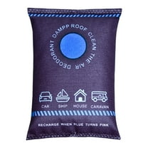 Reusable Car Dehumidifier - Leak-proof Desiccant Packs for Storage,Silica Gel Desiccant Packets Portable Condensation Prevention For Wardrobe Closet Basement RV Storage,1 pc