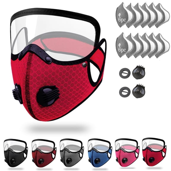 Reusable Carbon Filter Dust Mask Anti-Sun, 5-Layer Filter, Adjust