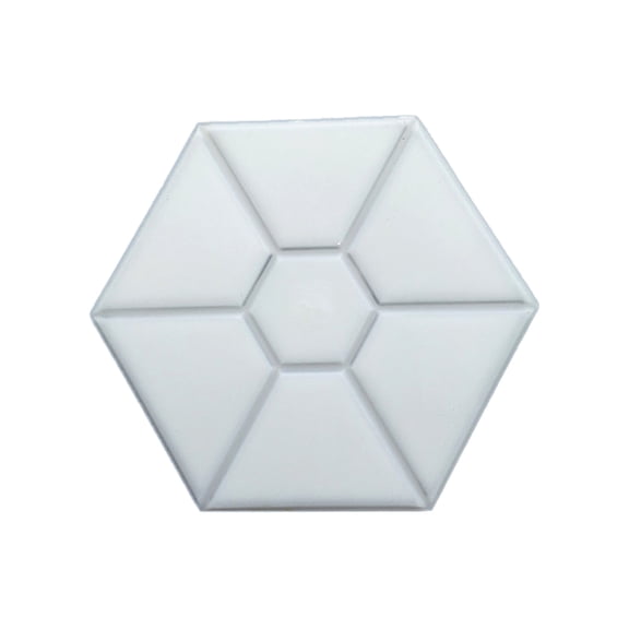 Reusable Cement Brick Mold Maker Featuring Hexagonal Design For DIYer Construction In Buildings Outdoor Spaces