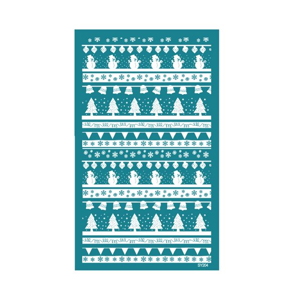Reusable Ceramics Earring Template Paper Holiday Themed Designs for Clay Jewelry