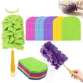 thumbnail image 1 of Reusable Chenille Microfiber Dust Duster, 2026 New Reusable Duster with Removable Washable Cloth Covers, 360°Electrostatic Duster Refills, Multi-Surface Dusting Mop for Efficient Home Cleaning, 1 of 7