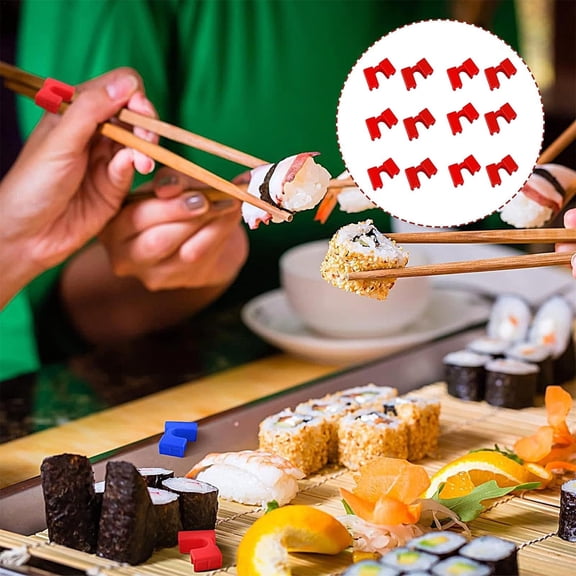 Reusable Chopstick Training Aid with Interchangeable Learning Tools for Skill Development and Practice 12PCS