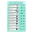 thumbnail image 1 of Reusable Chore Chart, Daily To-Do List Board Sliding Routine Checklist 20×12cm 1 Piece, Green Plastic Task Board for Daily Routines & Goal Tracking, 1 of 7