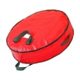 thumbnail image 1 of Reusable Christmas Wreath Organizers Round Waterproof Storage Bag With Handles Sturdy Materials For Seasonal Decoration Protections, 1 of 8