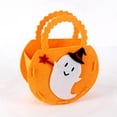 thumbnail image 1 of Reusable Cloth Bags with Handle - Halloween Trick or Treat Bags for Kids Party Gifts,Chost, 1 of 2