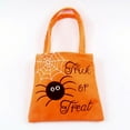 thumbnail image 1 of Reusable Cloth Bags with Handle - Halloween Trick or Treat Bags for Kids Party Gifts,Spider, 1 of 2